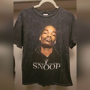 Snoop Graphic Washed Black Tee
